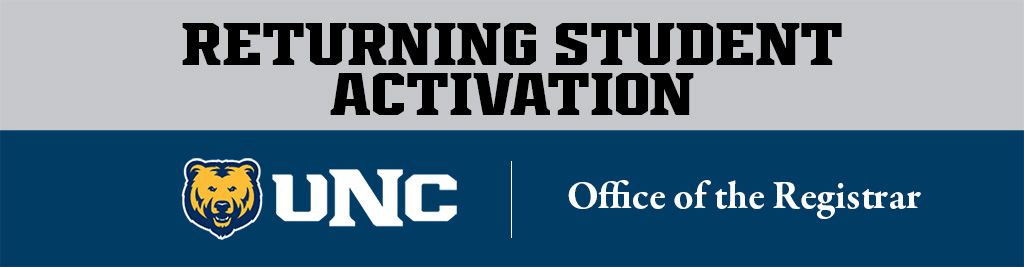 Former Bear? Need to reactivate your account? Complete the Returning Student Application to get started. 